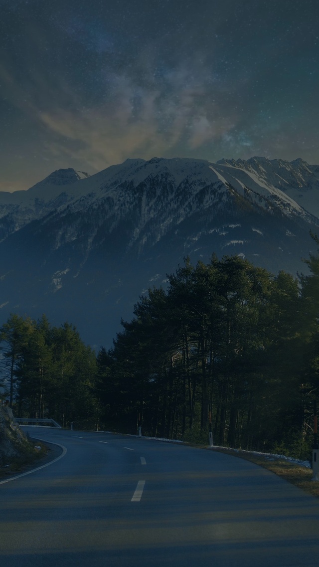 大山清晨 暗色4k