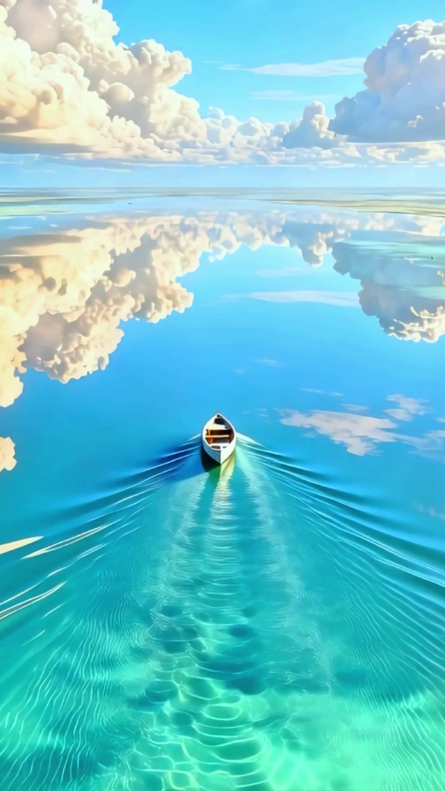 唯美天空之镜4K