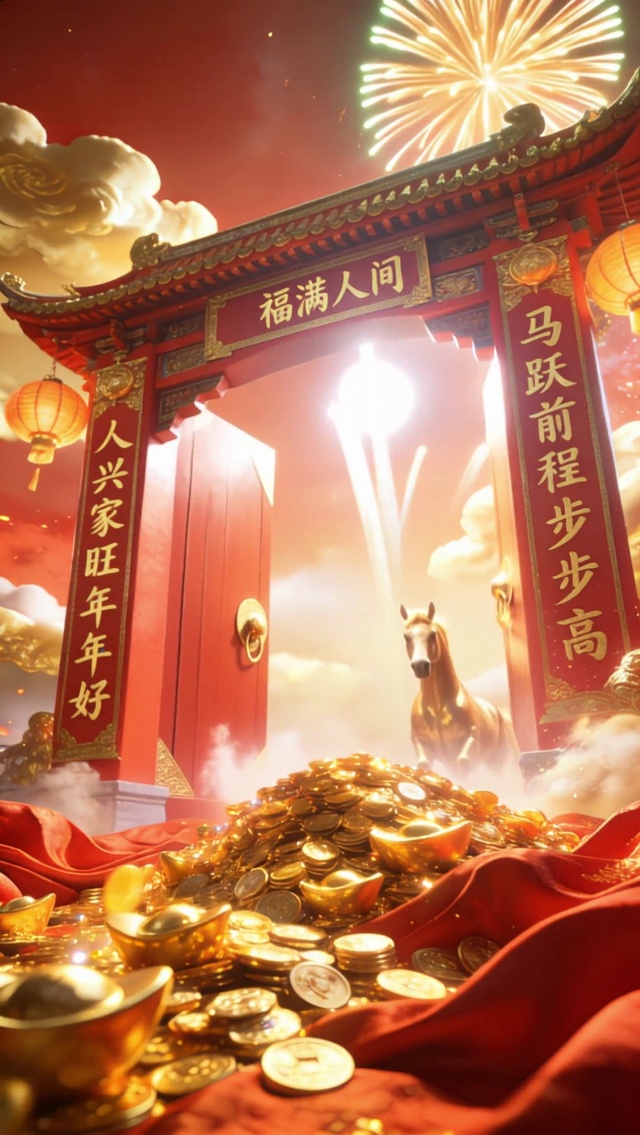 马年吉祥 福满人间