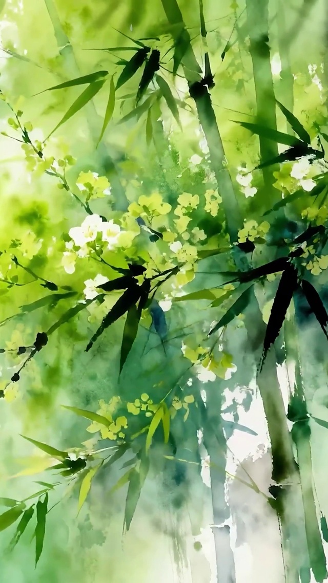 护眼树木小清新