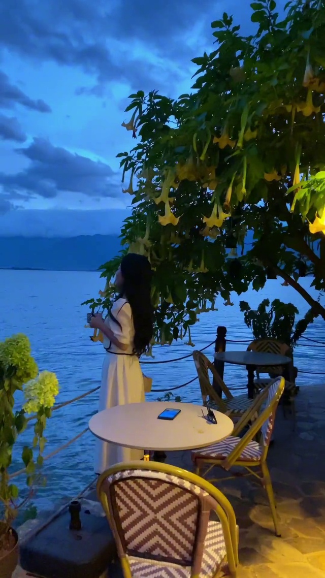 夜幕看海