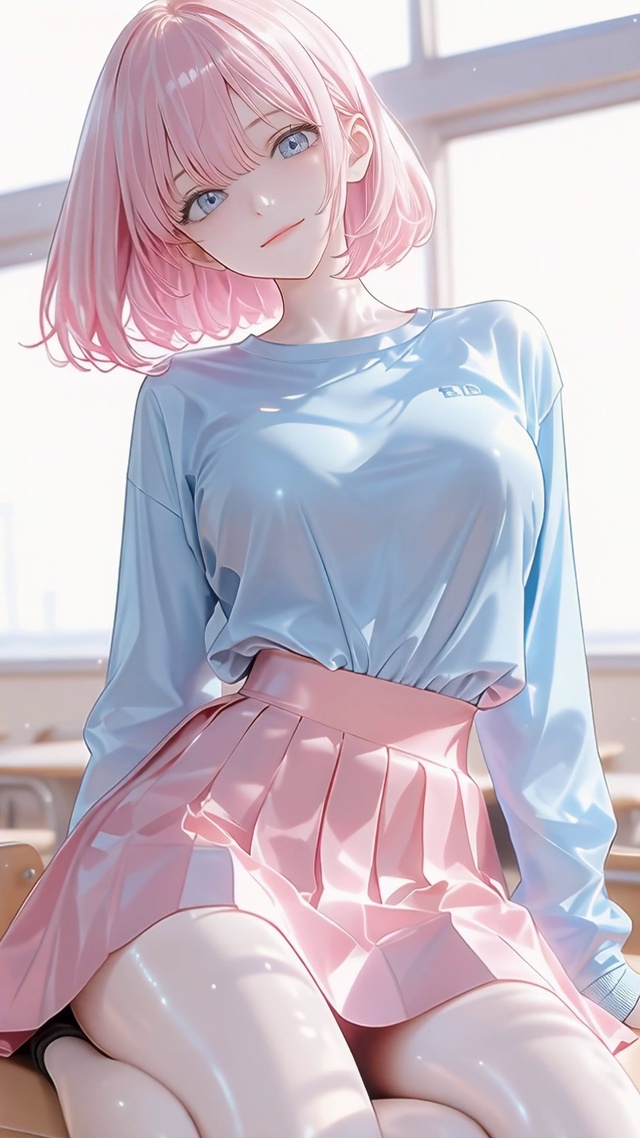 校园风二次元女孩