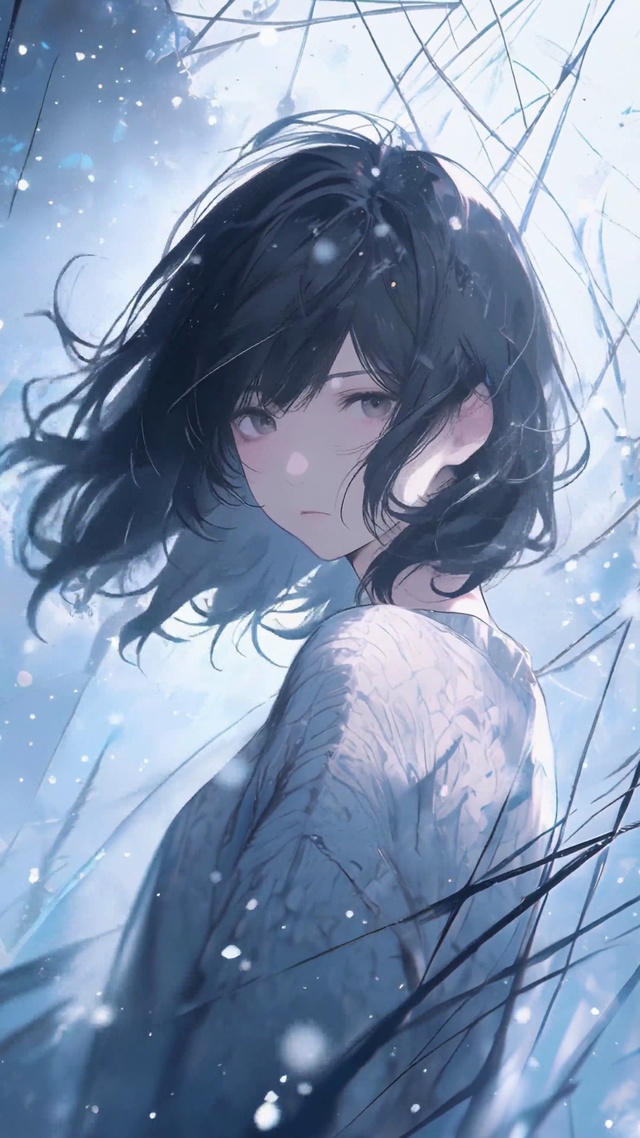 二次元氛围感美女