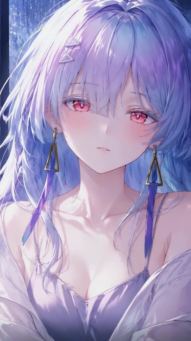 雨夜窗边少女莫宁