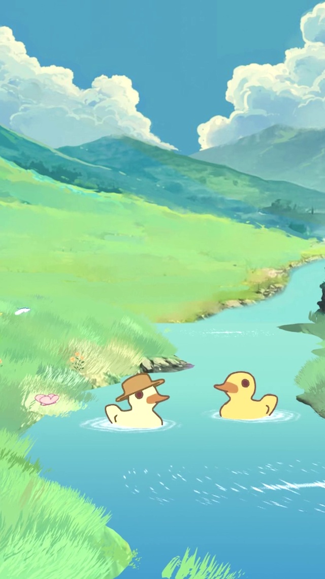 蓝天白云绿色田野