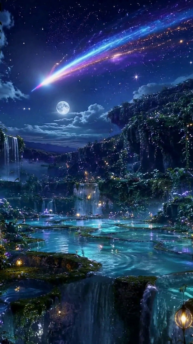 月夜流星秘境