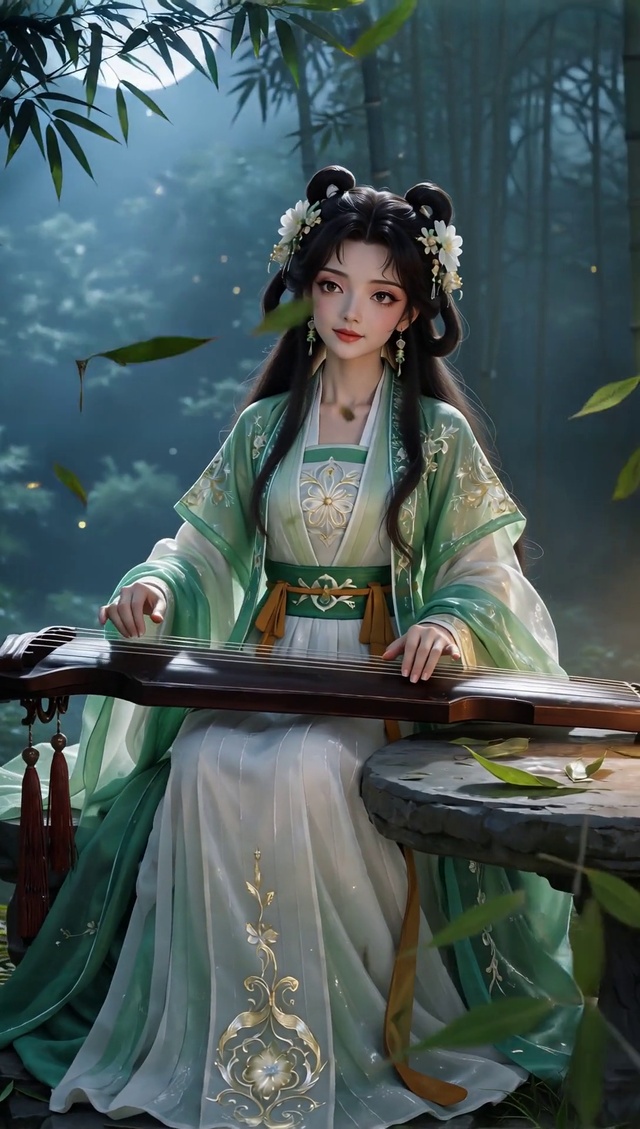 月下倩影