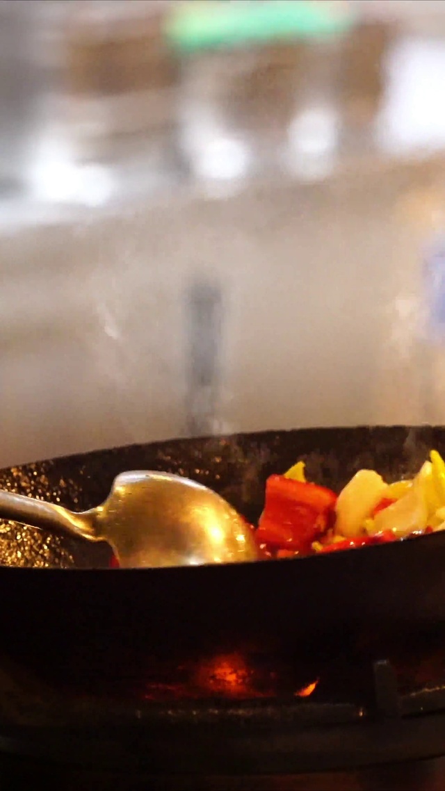 爆炒 炒菜 美食