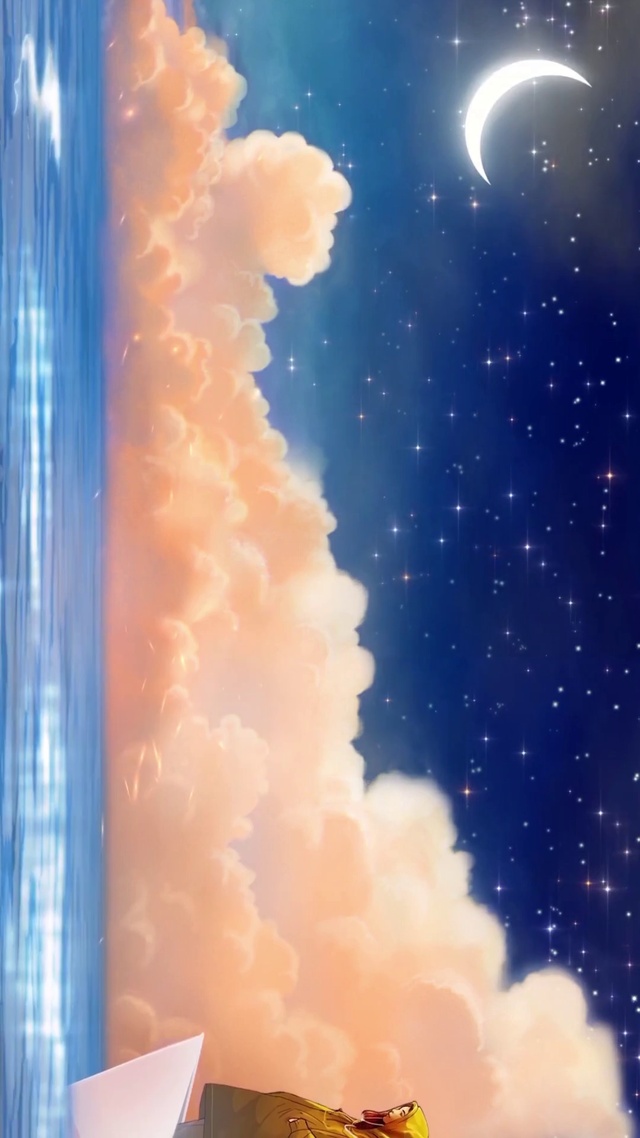 星空下的女孩