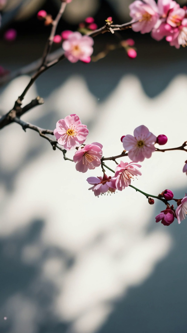 樱花枝头春景