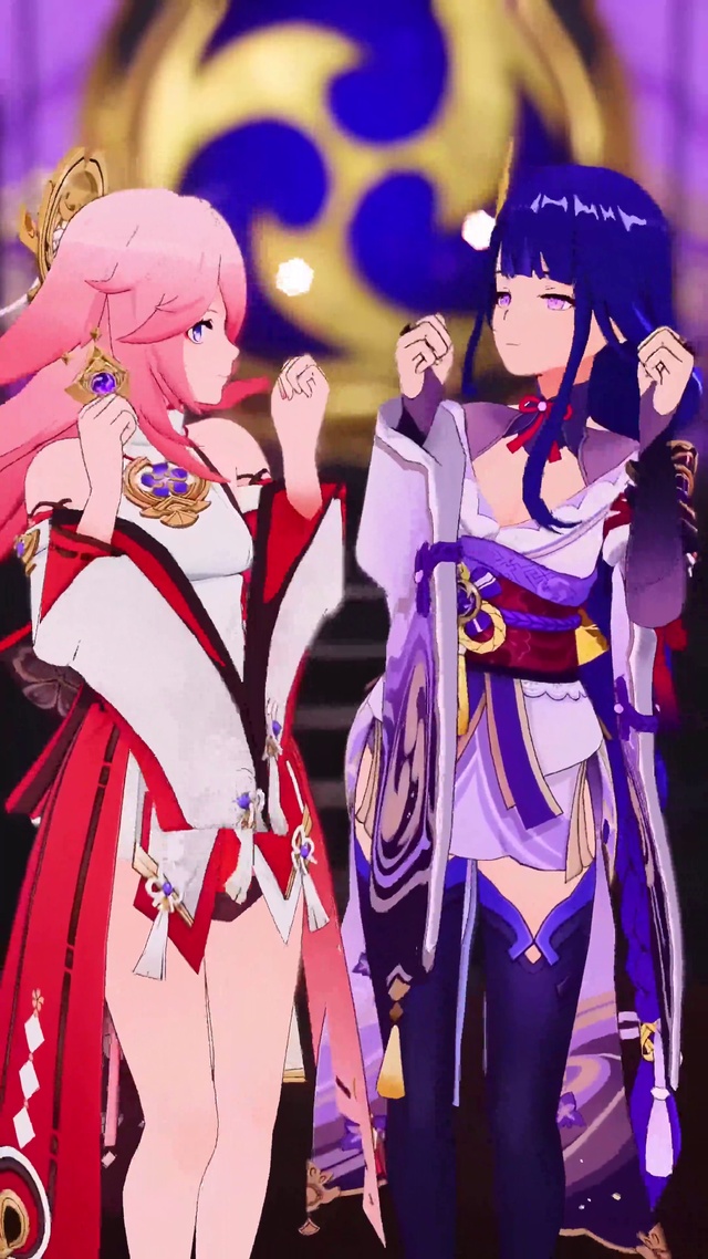 二次元姐妹跳舞