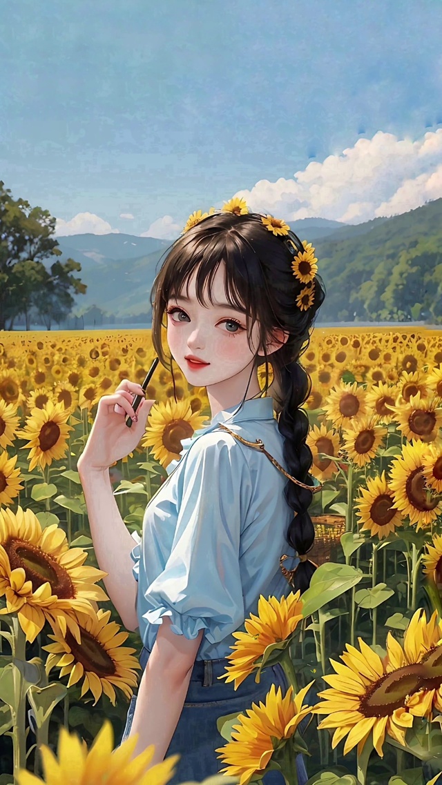 向日葵女孩