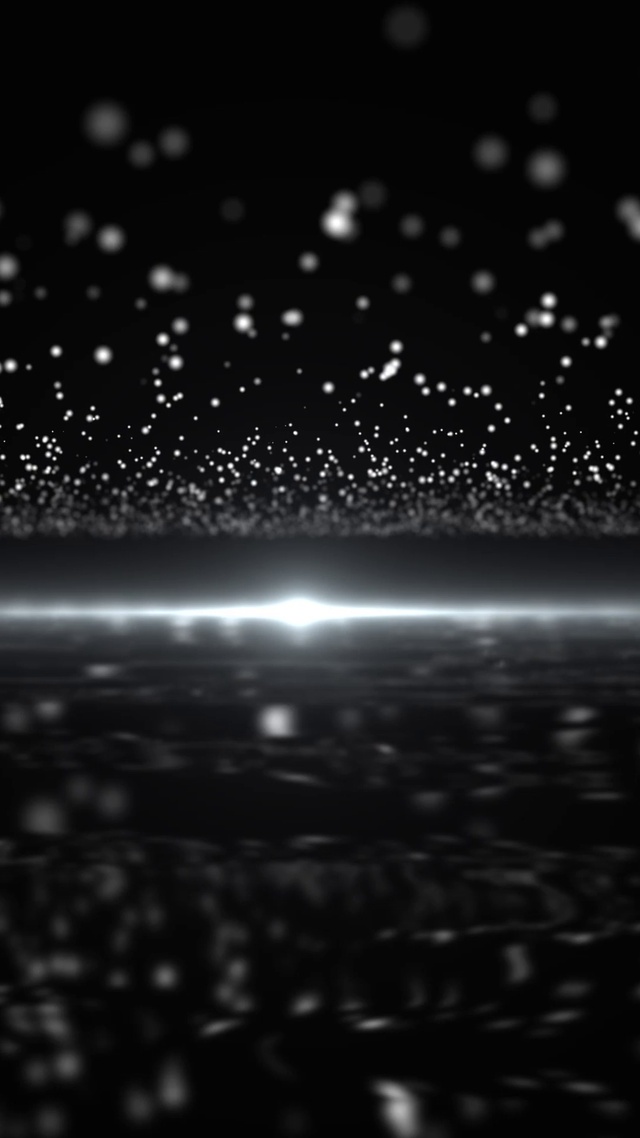 白色粒子流动水面