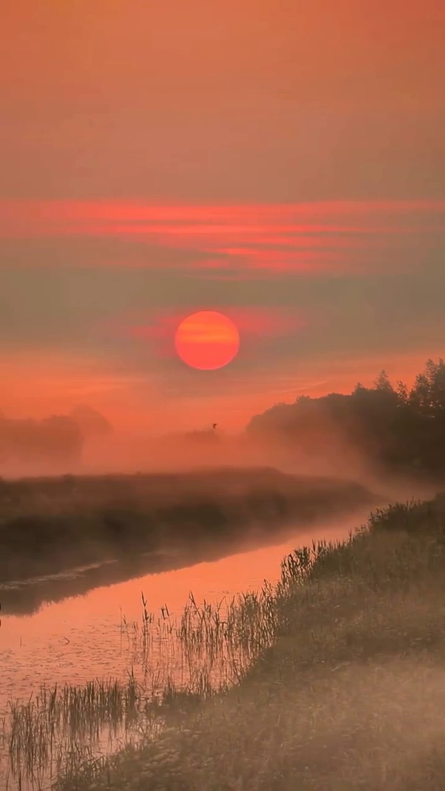 落霞与孤鹜齐飞，秋水共长天一色