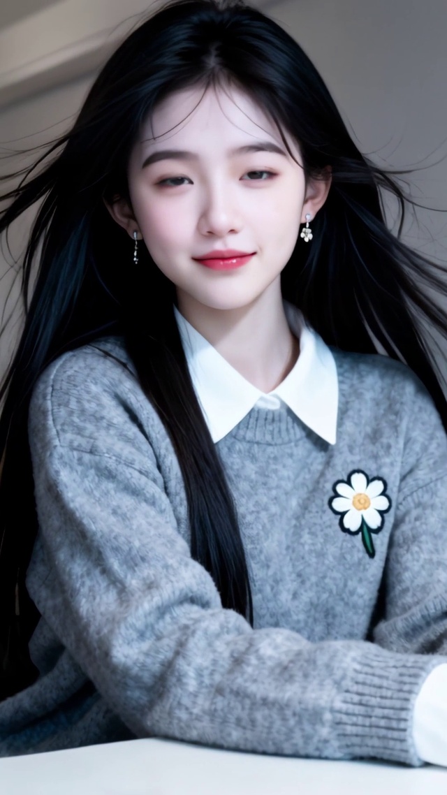 微笑少女