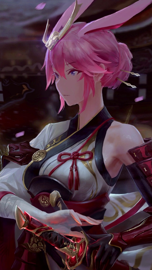 崩坏八重樱御姐拔刀美女樱花系列