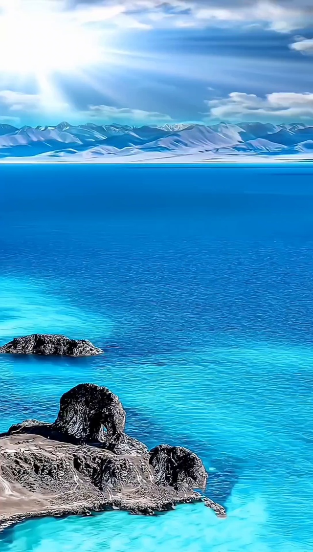 纳木错湖