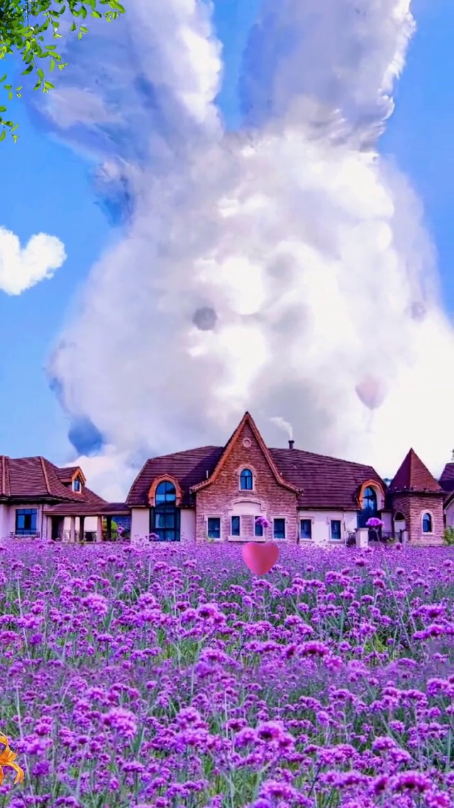 当你刷到兔子云时，说明你的好运和正缘就要来了,不管你许下任何愿望都能实现