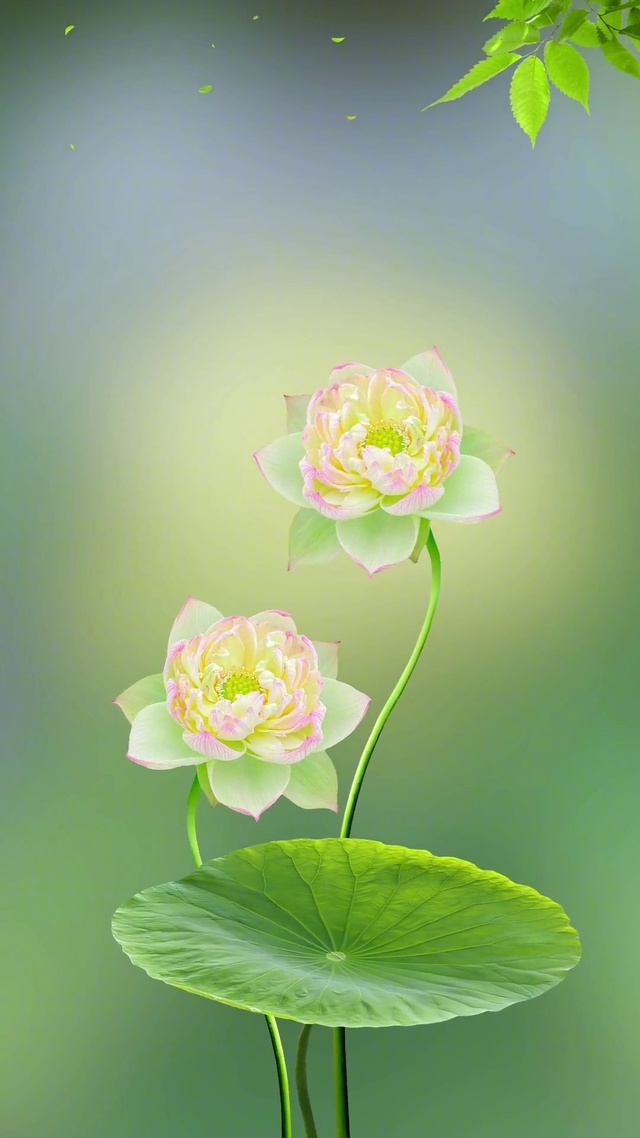 “菡萏新花晓并开”祝你往后好运莲莲