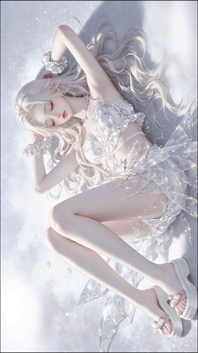 长腿纯白少女