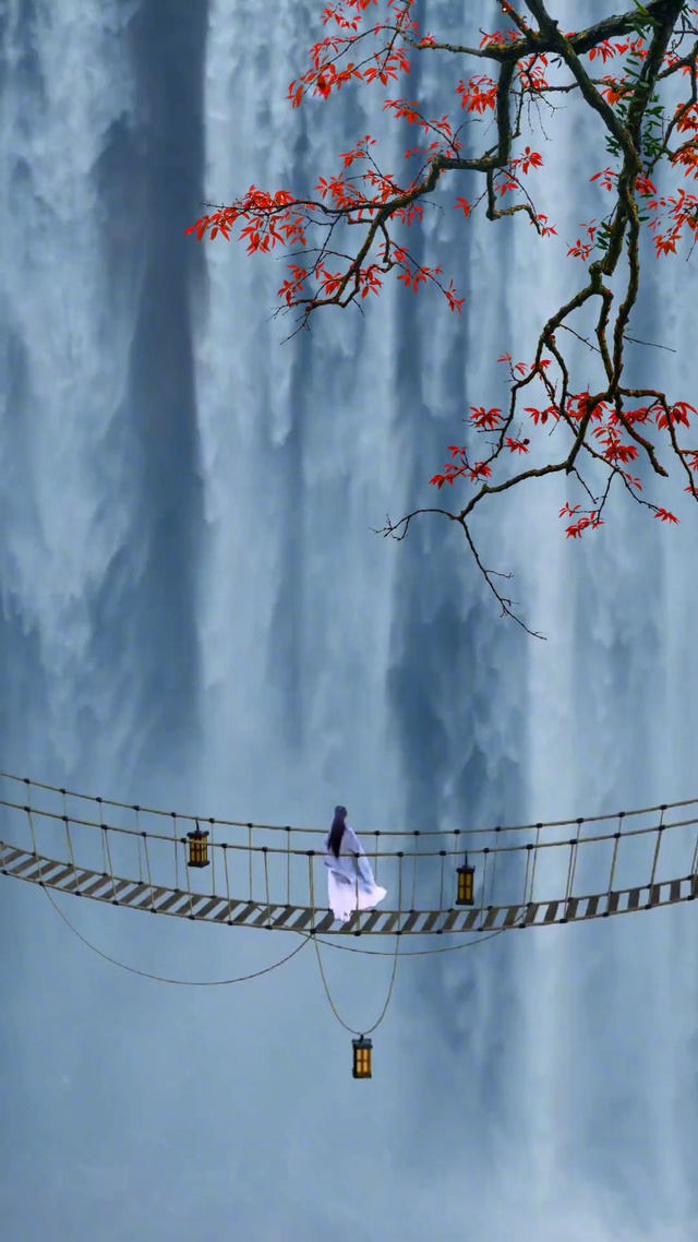 疑是银河落九天