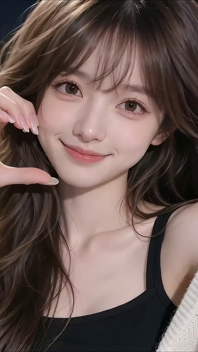 比心可爱少女