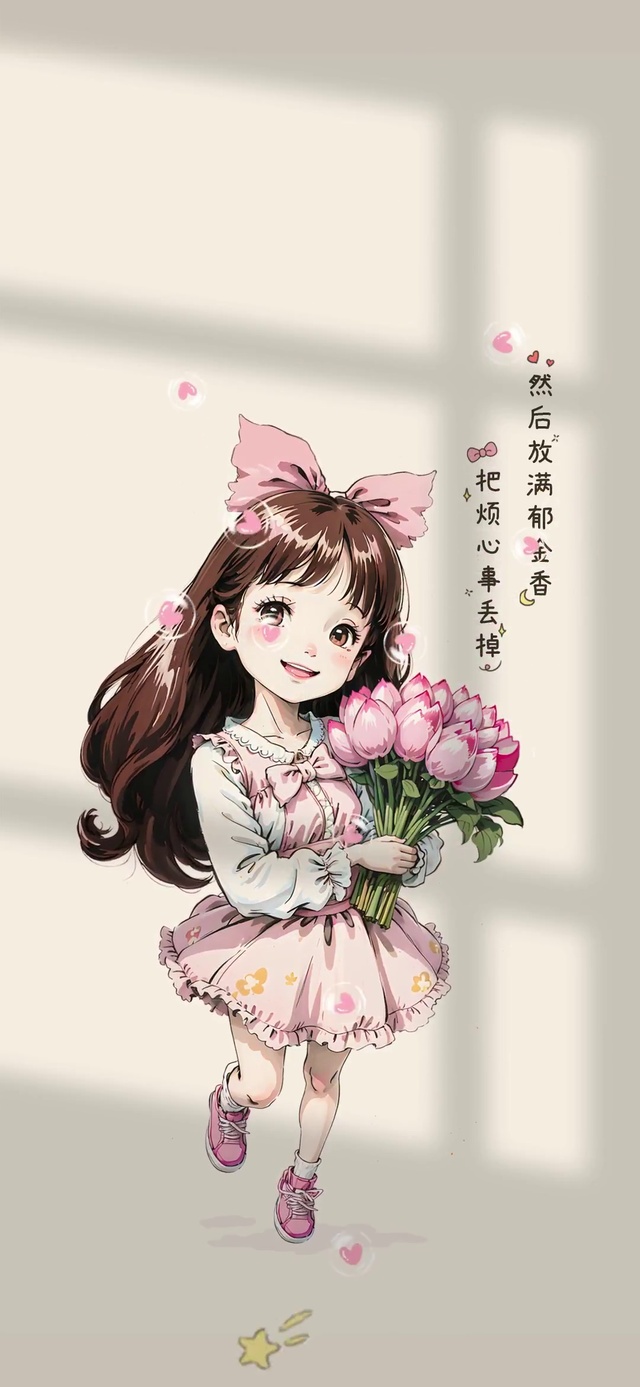 元气郁金香女孩