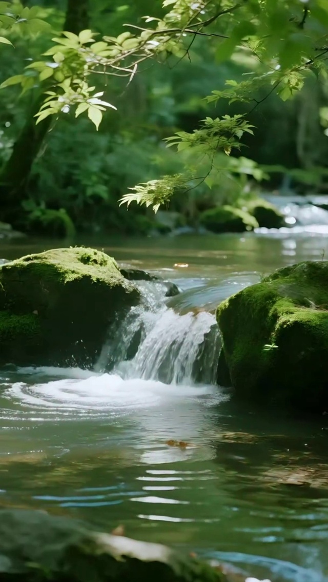 小溪流水
