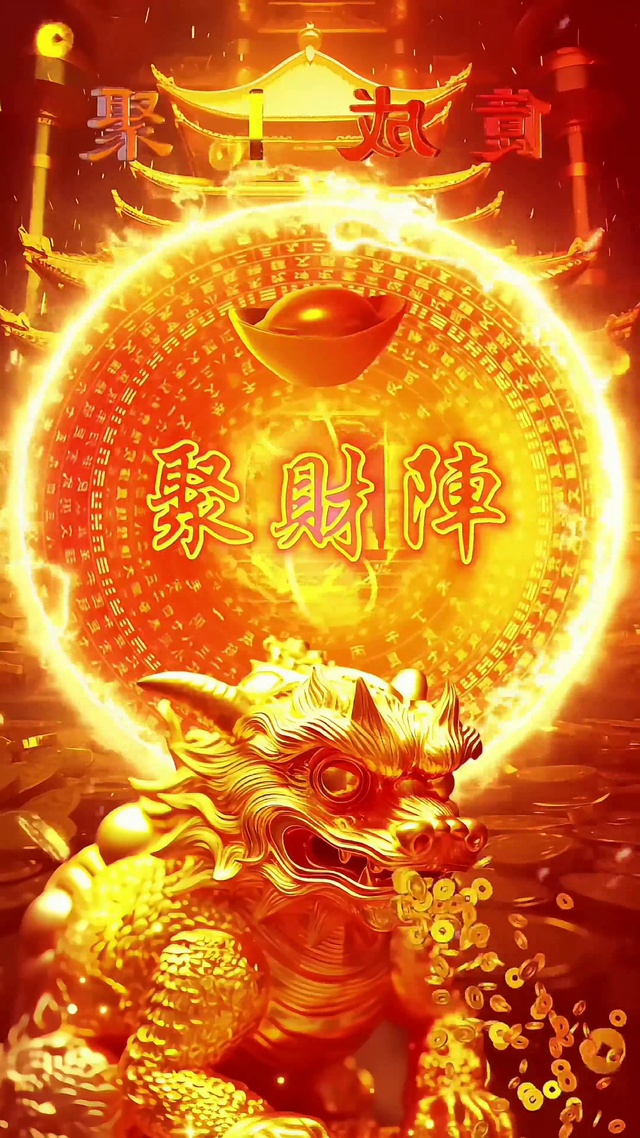 吸金阵 聚财阵4k高清壁纸