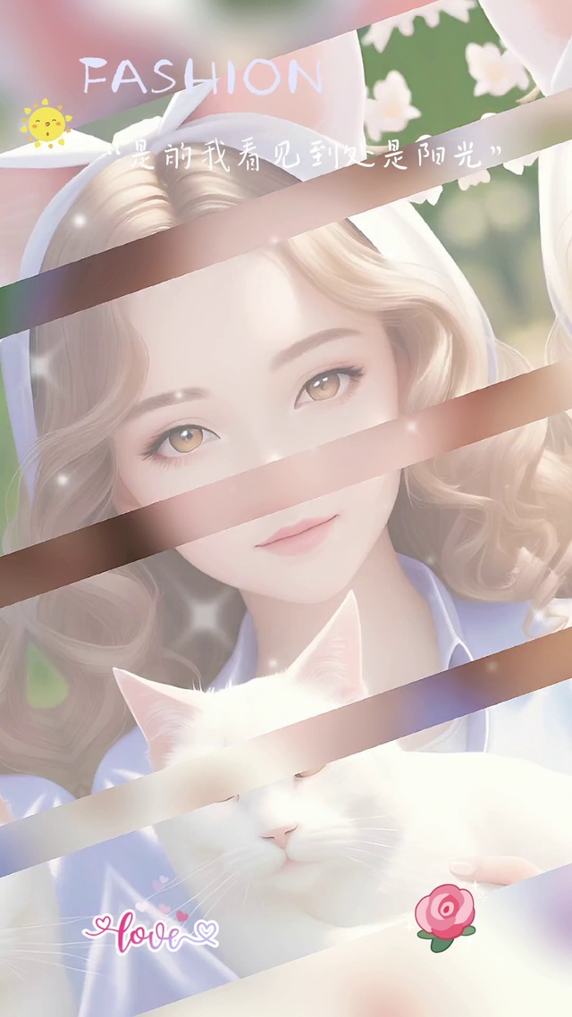 白猫和女孩