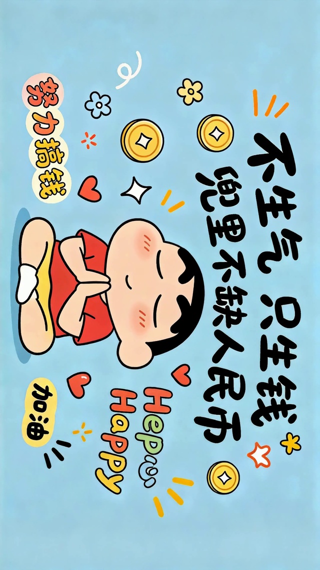 蜡笔小新努力搞钱