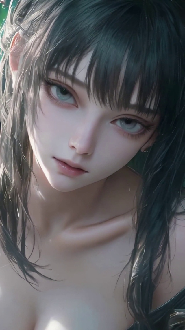 竹林古风美少女