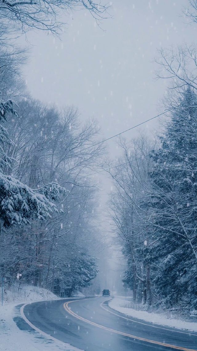 下雪天