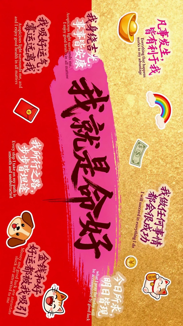 我就是命好 励志好运壁纸
