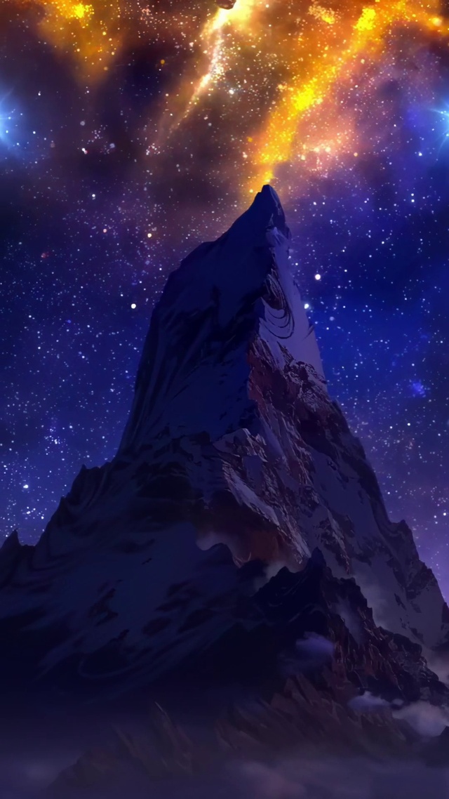 巨神峰的星空