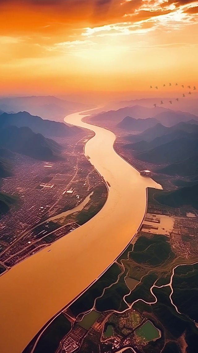 落霞与孤鹜齐飞