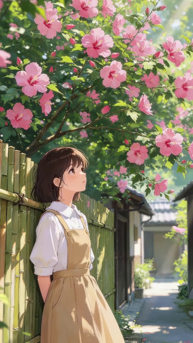 鲜花女孩