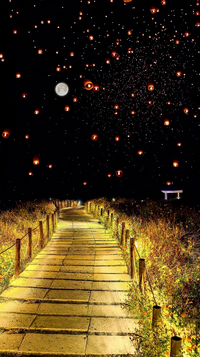 浪漫许愿孔明灯