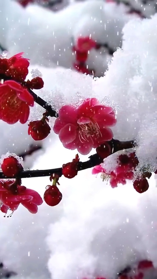 墙角数枝梅 凌寒独自开