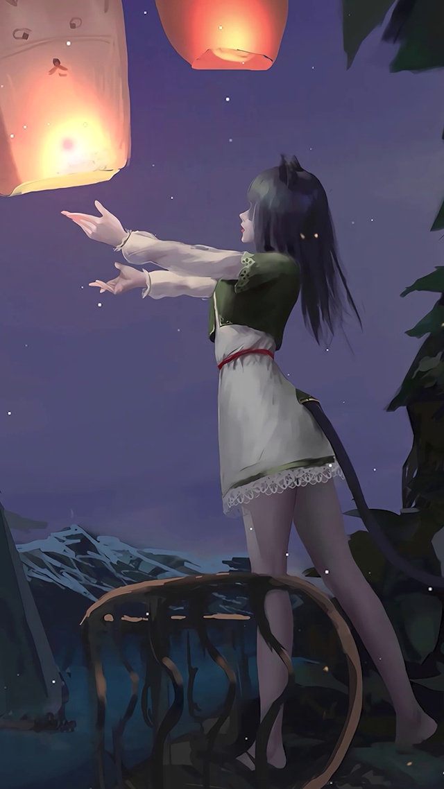 漫天灯火-许愿灯