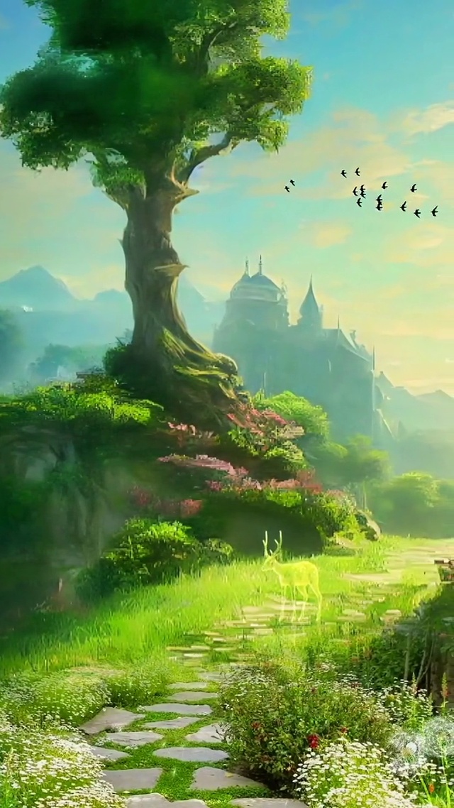 唯美童话世界。