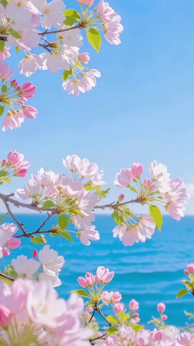 蔚蓝花海