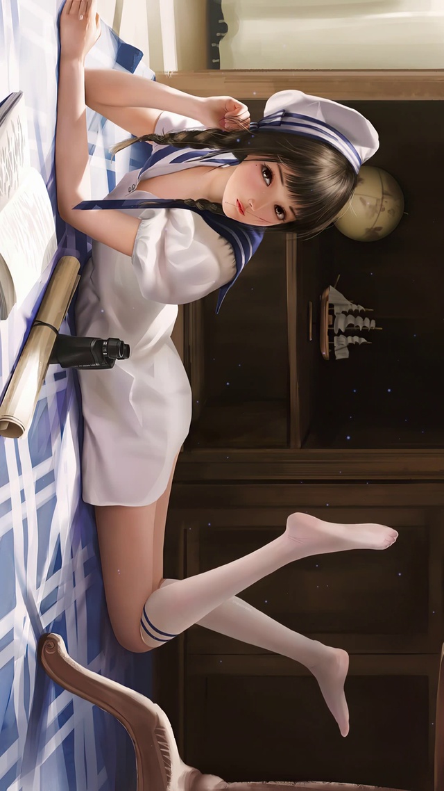 4K 制服JK白丝动漫美少女