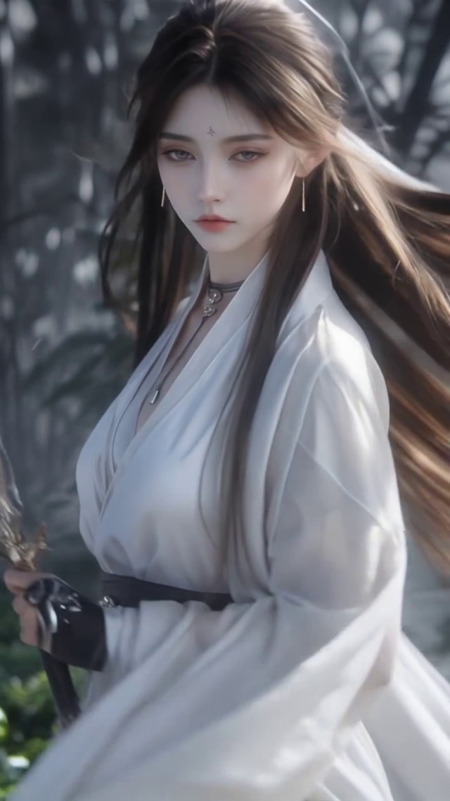 飘逸的古风动漫美女