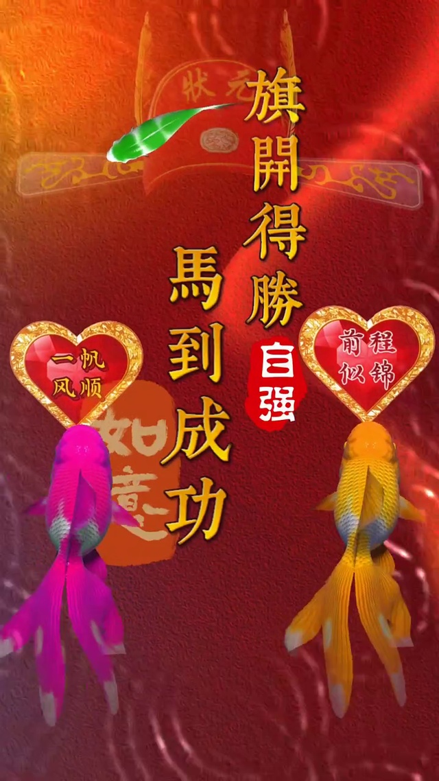 旗开得胜，马到成功