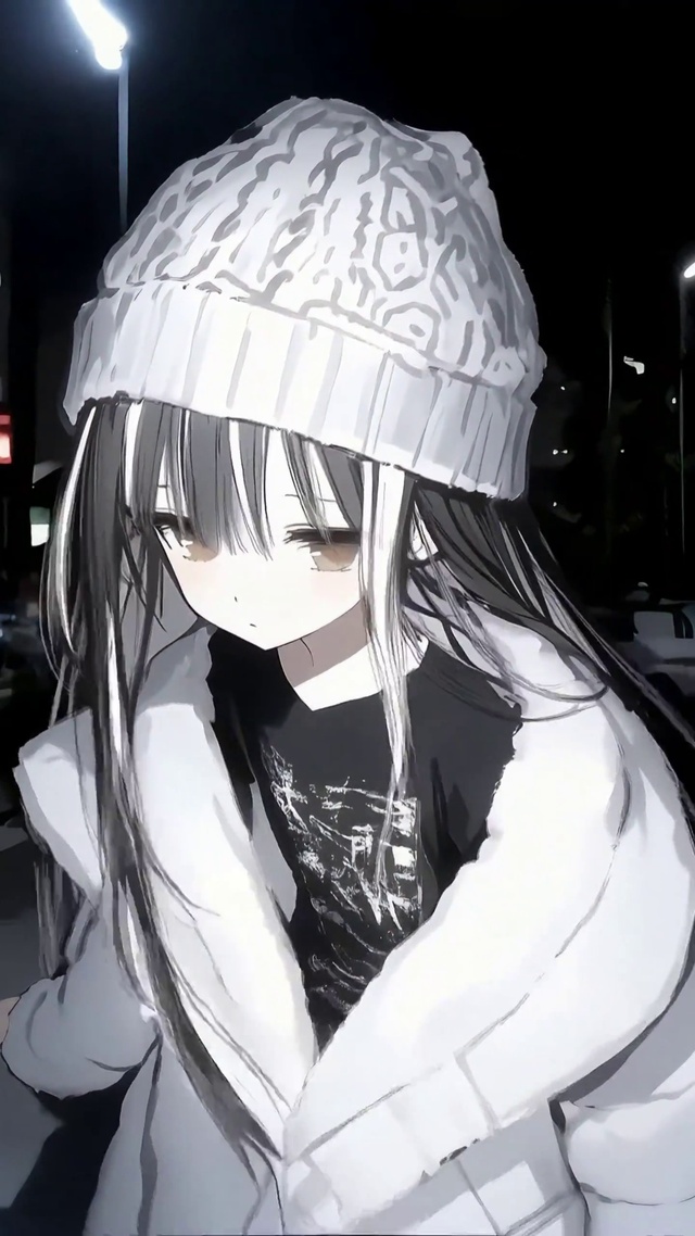 蛋某人白帽少女