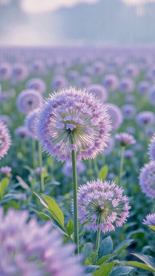 紫韵花田，治愈系花海