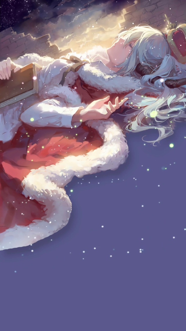 嘘！她睡着啦！