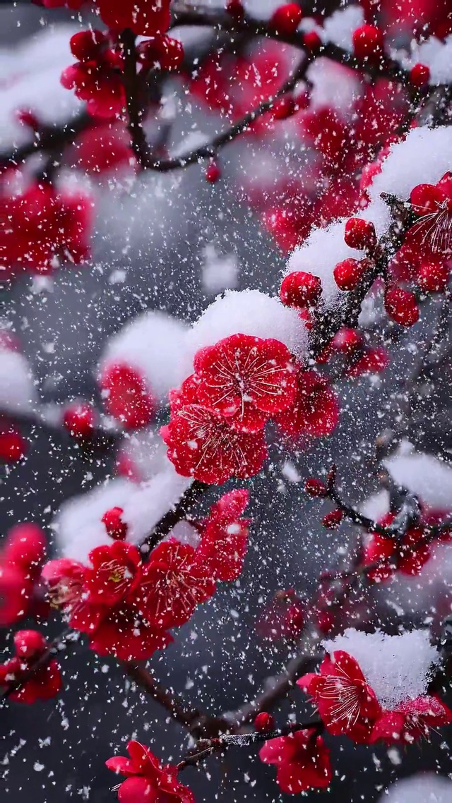 雪似梅花，梅花似雪