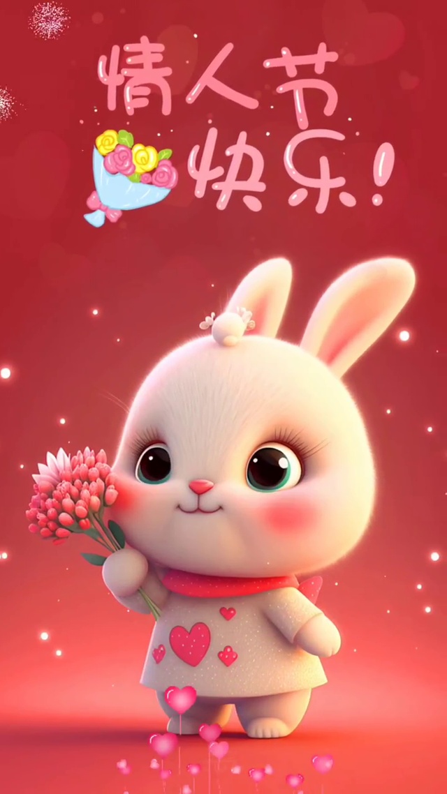 兔兔送祝福